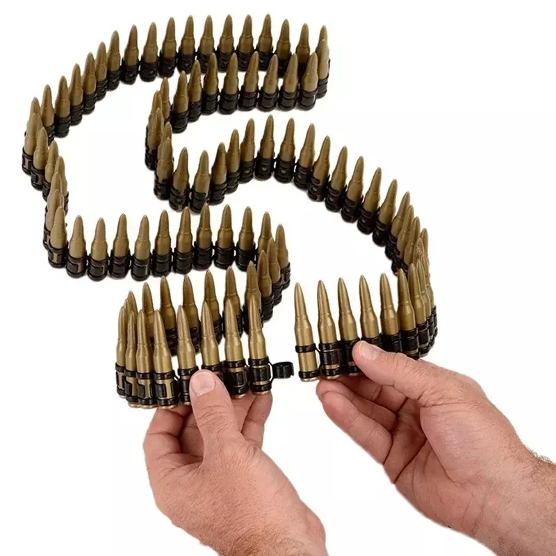 Cintura proiettile Oro Die Hard Dell'esercito del Vestito Operato Del Partito Proiettili di Plastica