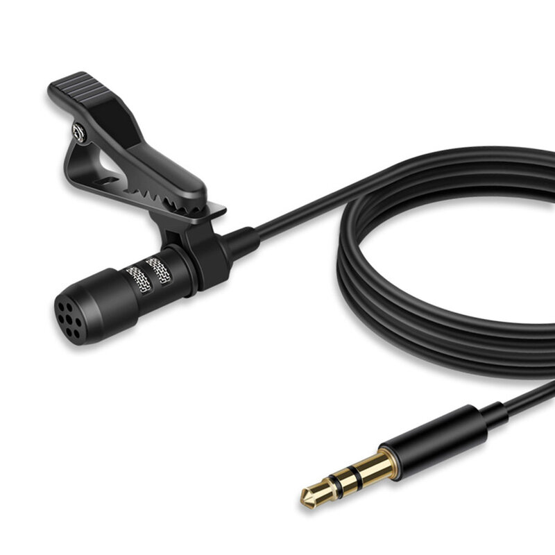 1pc microfono nero Clip in ferro Clip Lavalier accessori per microfono microfono Wireless bavero fermacravatta parti di ricambio