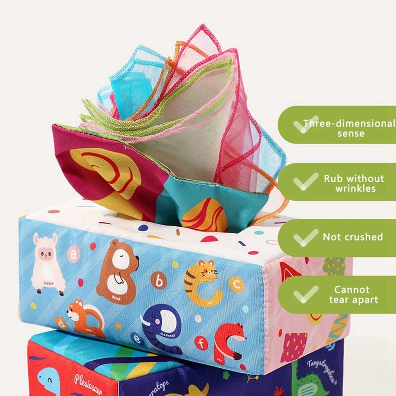 Коробка для детских игрушек Монтессори, магические тканевые коробки для младенцев, развивающие сенсорные игрушки для пальцев, ранние подарки для младенцев