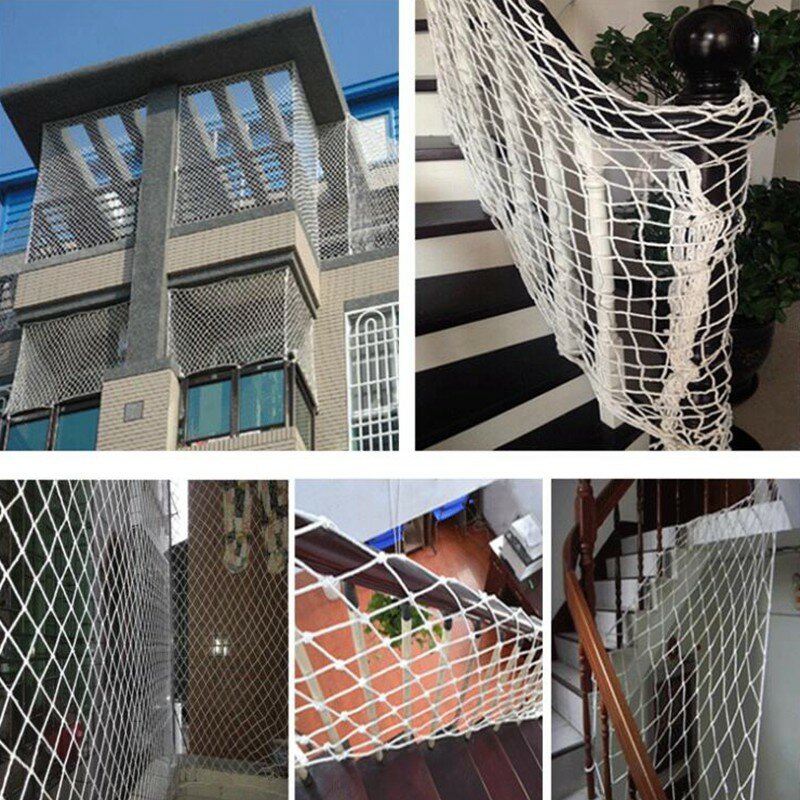 1m Home balcone ringhiera scale bambino bambini rete di sicurezza per animali domestici cantiere contro la caduta di piante da giardino traliccio rete di recinzione