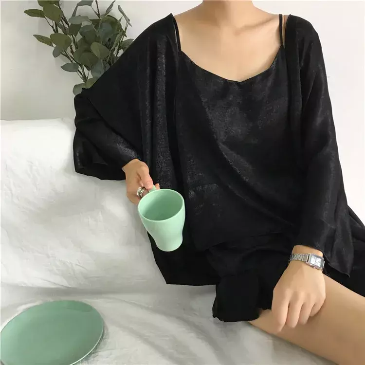 Pijama casual feminino bp13 novo venda a retalho de outono 2019