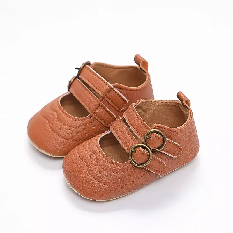 Sapatos de caminhada casuais para bebês, sapatos de princesa, confortáveis, primavera, outono, 0-1 ano de idade