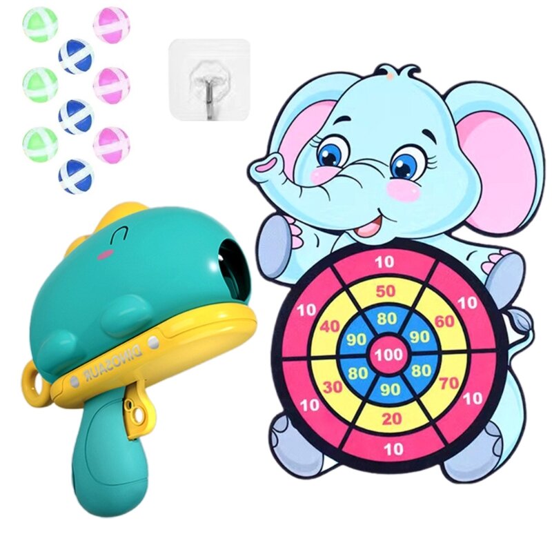 Zabawna gra dla dzieci urocza dinozaur zabawki lepka kula kreskówka słoń celuje w zabawki sportowe dla dzieci w pomieszczeniach dla chłopca dziewczynki