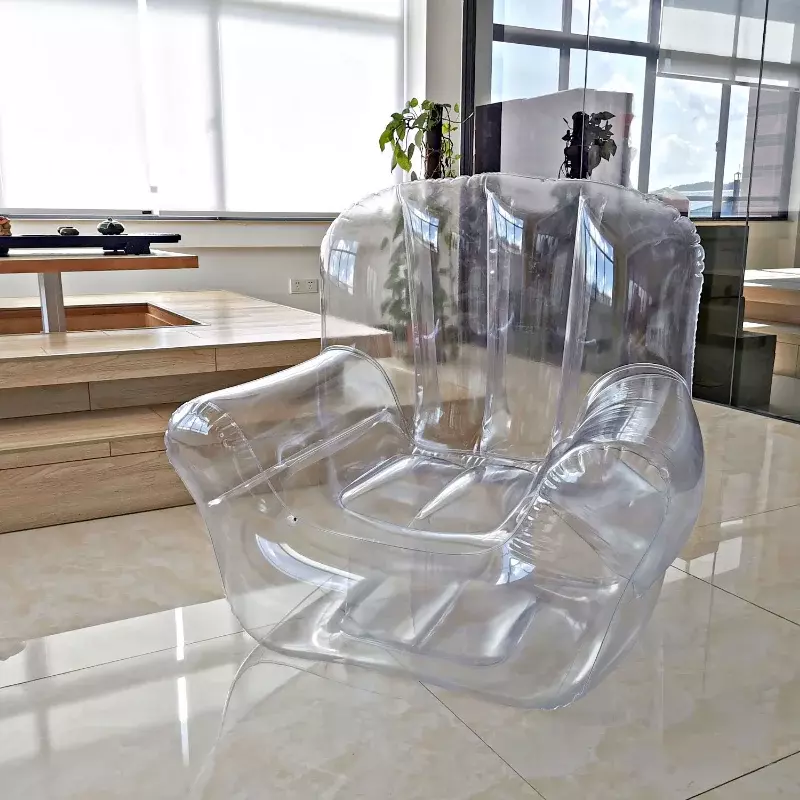 Sofá inflable transparente de estilo nórdico, organizador moderno, sillón individual barato, muebles de dormitorio Divani Soggiorno