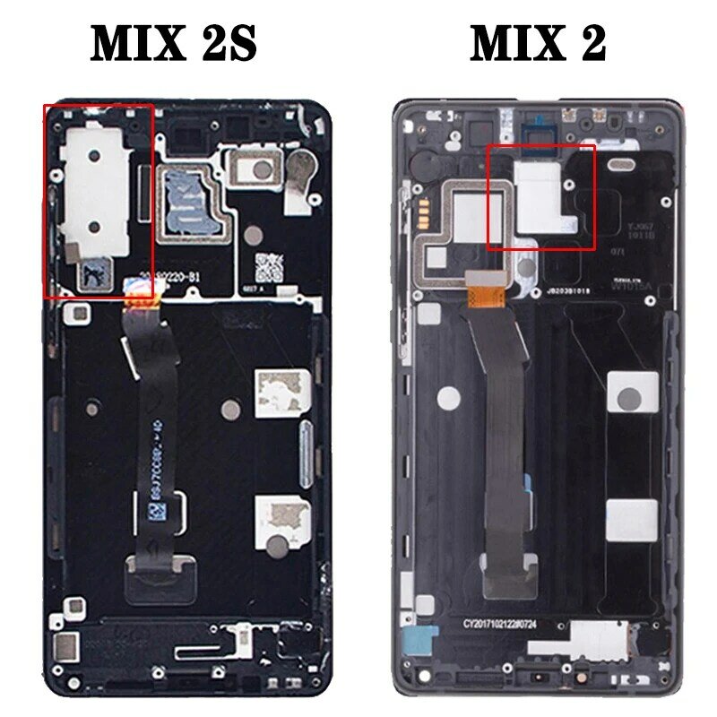 5.99 "oryginalny dla Xiaomi Mi Mix 2 2s Mix2 Mix2s ekran dotykowy wymiana Digitizer zgromadzenie dla Xiaomi MiMix2 2s z ramą