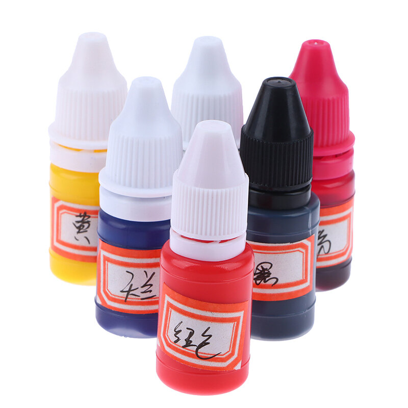 For Wood Paper Wedding Scrapbooking Making Seal Office School Supplies 10ml Flash Refill Ink Color Inking Seal Stamp Oil