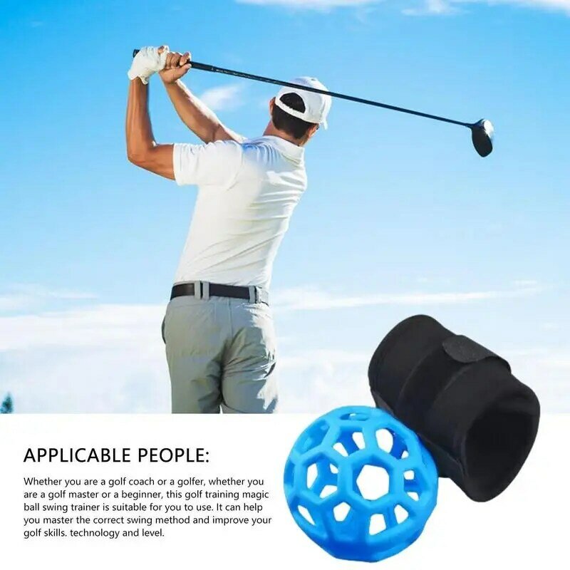 Bolas ajustáveis e eficazes do auxílio do treinamento do golfe, instrutor do golfe, equipamento do corrector da postura, bola esperta
