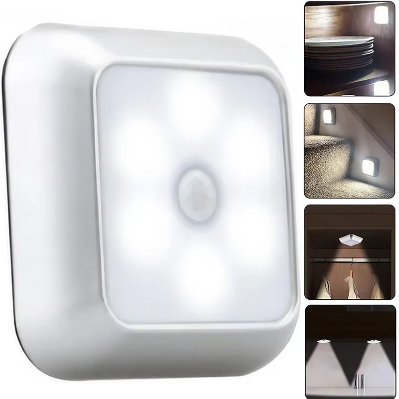 JJYY-LED Night Light Adequado para Guarda-Roupa, Lâmpada, Cabeceira, WC, Escadaria, Quarto, Corredor Casa