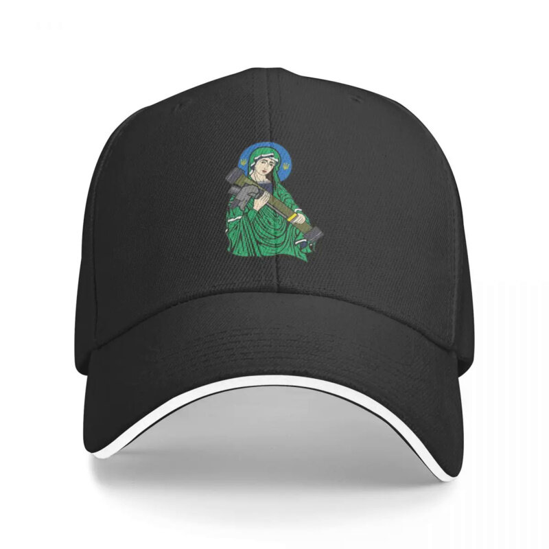 หมวกเบสบอลสำหรับผู้หญิงหมวกกันแดดสีล้วนสำหรับหมวกแก๊ปโผล่พ่อยูเครนนักบุญจาเวลิน