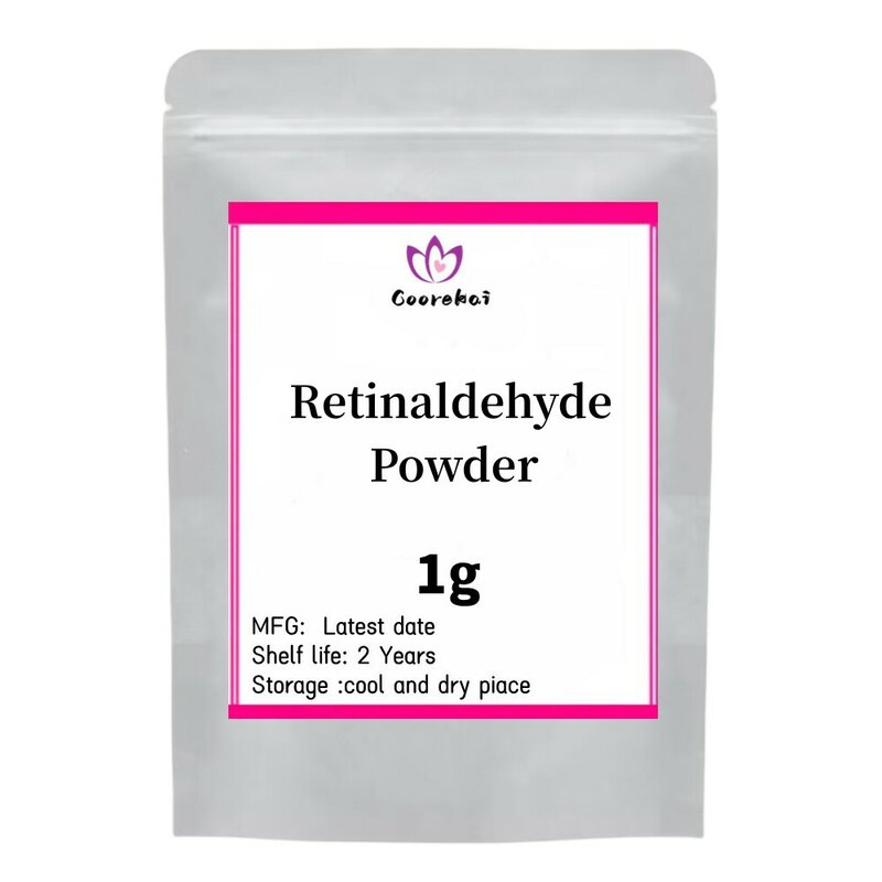 High Quality 1-10g Cosmetic Grade Retinaldehyde Powder Cosmetic Material