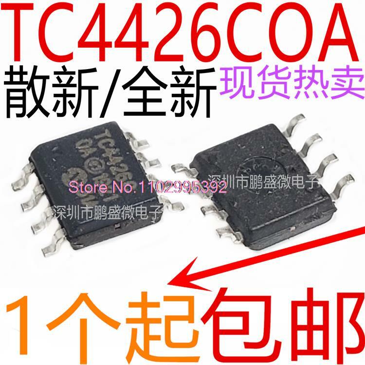 TC4426 TC4426COA TC4426OA TC4426C TC4426E SOP8, Original, en stock, 5 pièces par unité Circuit intégré d'alimentation