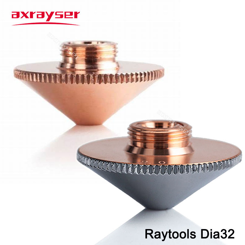 Raytoolsレーザーノズル単二重層Dia.32mm M14口径0.8〜4.5ミリメートル繊維レーザー切断機BT240 BM114 BM110など。