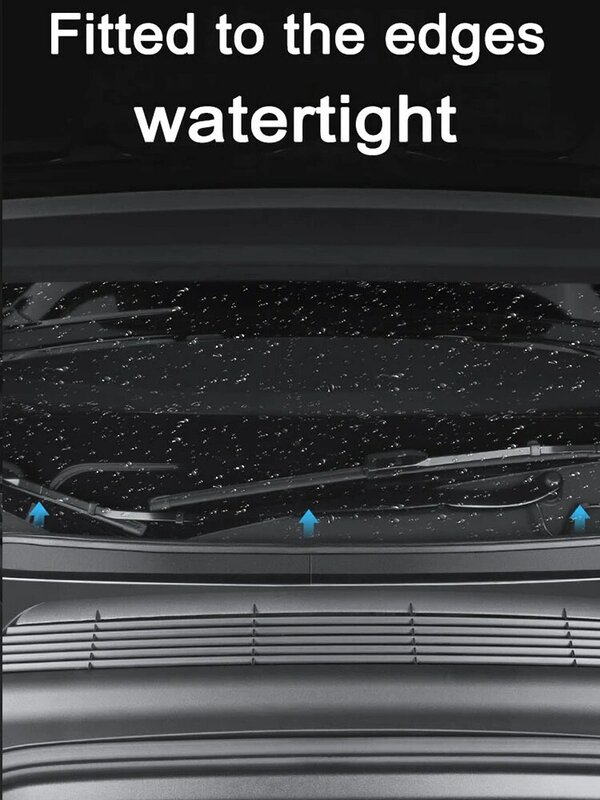 Wasserdichter Streifen für den vorderen Kofferraum des Tesla-Modells y 2013-2017, verbesserte wasserdichte Abdichtung der Haube mit 3 Gen, verhindert Wasser am vorderen Kofferraum