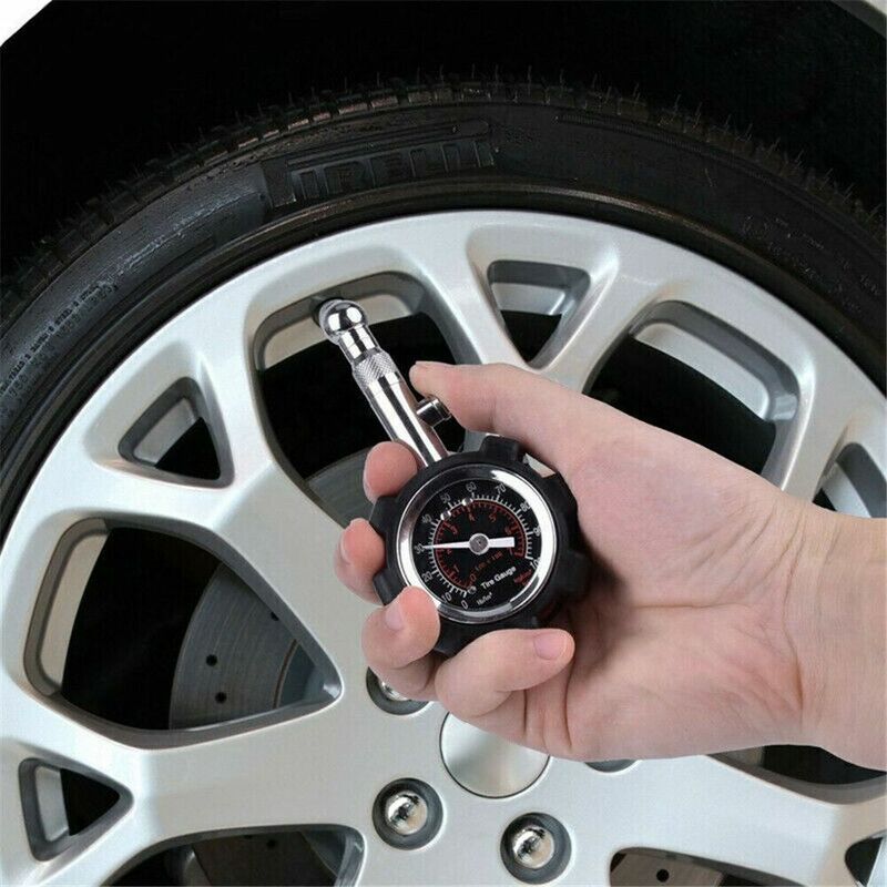100 PSI Tire Pressure Gauge With Reset Function Heavy Duty Tire Pressure Monitoring Car Accessories High Accuracy
