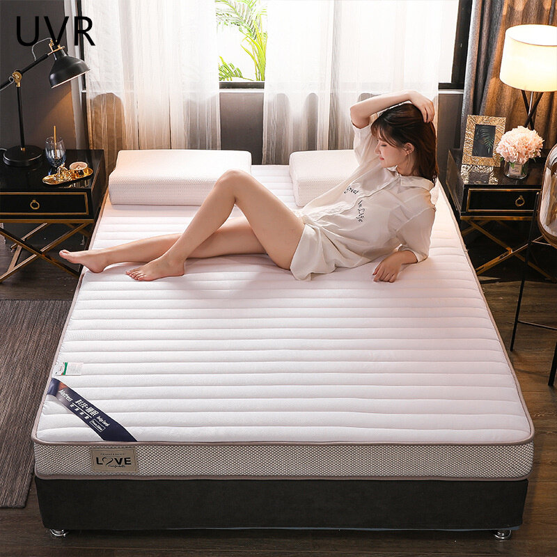 Colchón de látex con relleno de espuma viscoelástica UVR, almohadilla de Tatami para Hotel, cama individual y doble para dormitorio de estudiantes