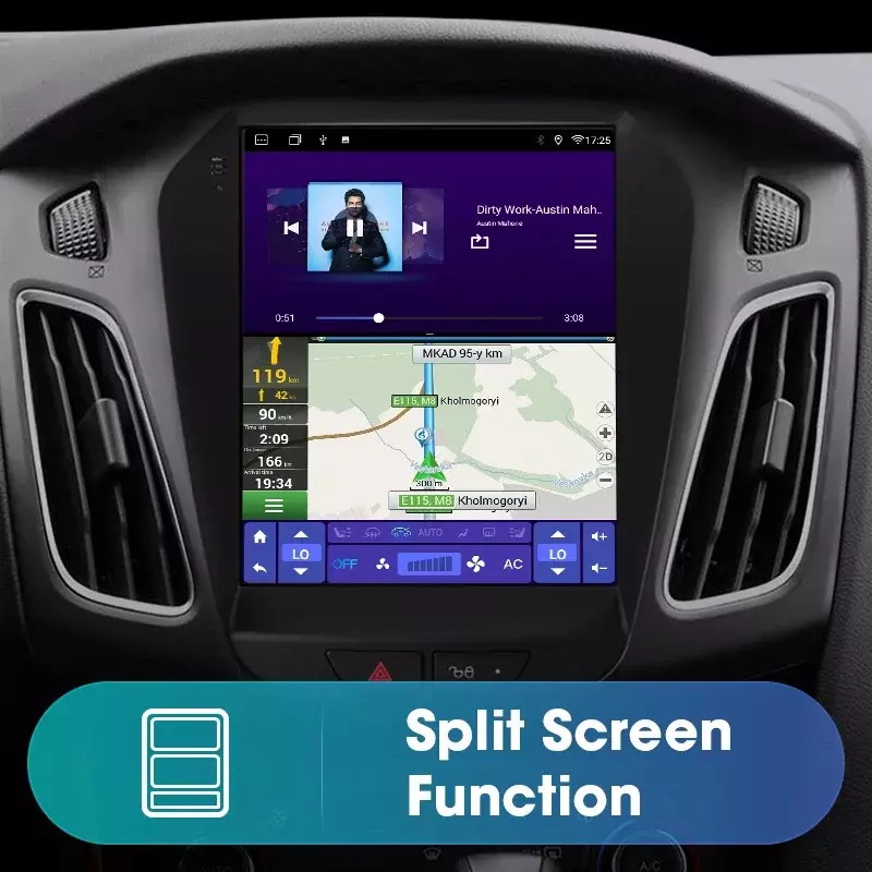 Android 12 Autoradio Voor Ford Focus Mk3 2011-2017 Multimediaspeler 2din Navigatie Carplay Head Unit Stereo 9.7 Luidsprekers Audio