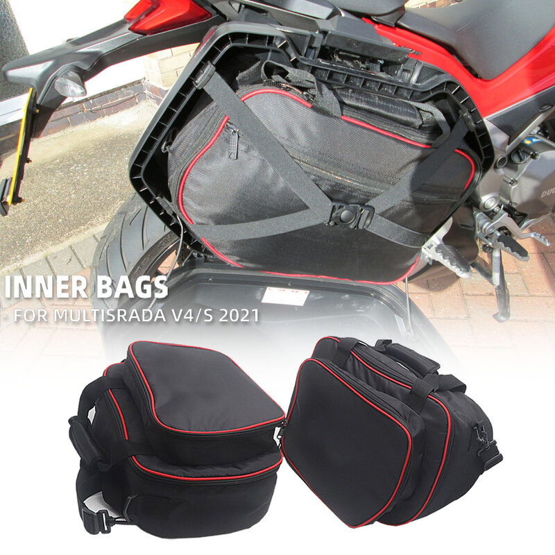 FOR Ducati Multistrada V4 S 2021 Inner Bags For Plastic Side Panniers Cases Motorcycle Accessories MULTISTRADA v4