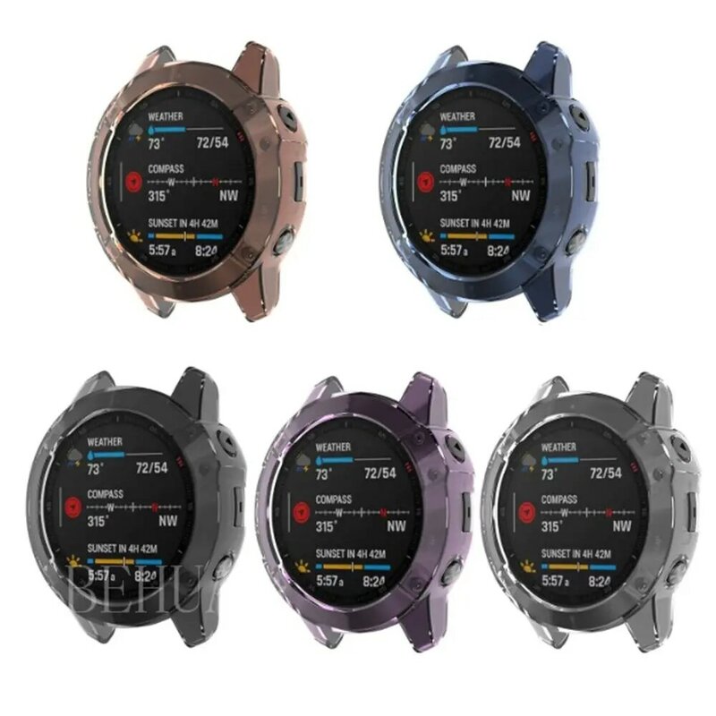 BEHAU ป้องกันสำหรับ Garmin Enduro สมาร์ทนาฬิกาเปลี่ยน TPU ป้องกันกรณีอุปกรณ์เสริมสายรัดข้อมือ