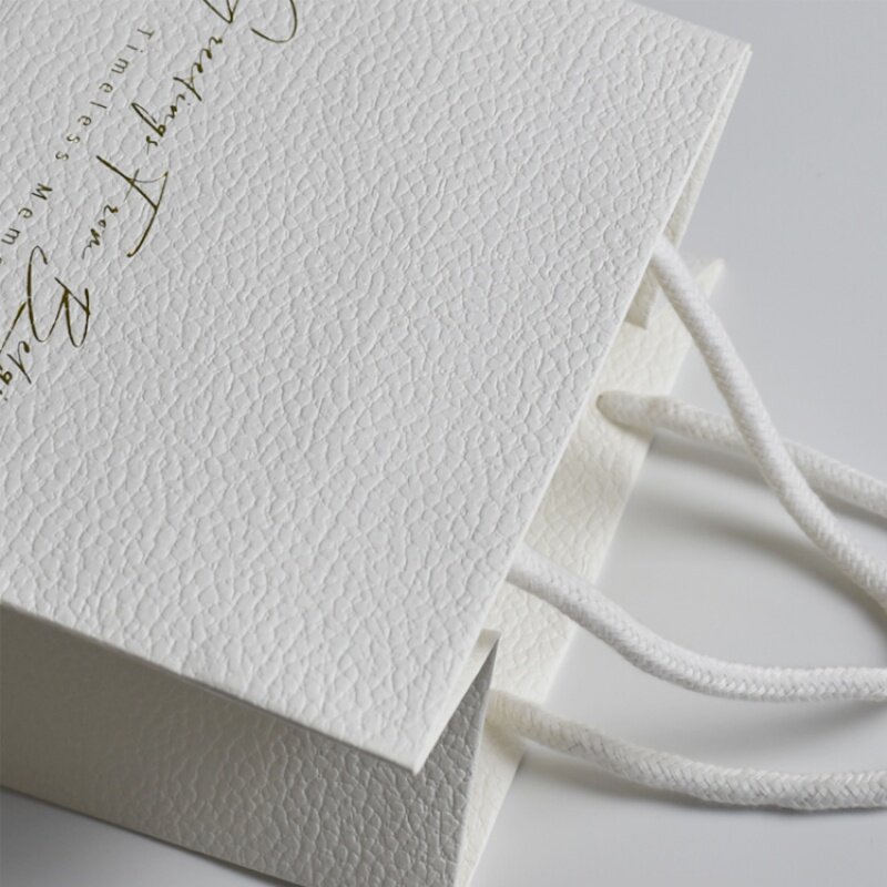 FSC-Custom Perfume Textured Cosméticos Carregando Embalagem, Personalizado Obrigado Tote Shopping Logo, Produto Personalizado