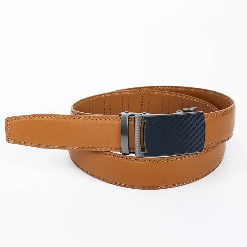 Cinturón de diseño de lujo para hombre y mujer, cinturón de negocios de cuero, hebilla, informal, clásico, nuevo con caja, L108