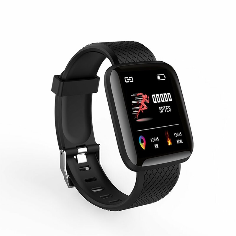 116 Plus Digital Smart Watch schermo a colori da 1.3 pollici impermeabile sport Bluetooth cardiofrequenzimetro Fitness Activity Tracker Smart Watch