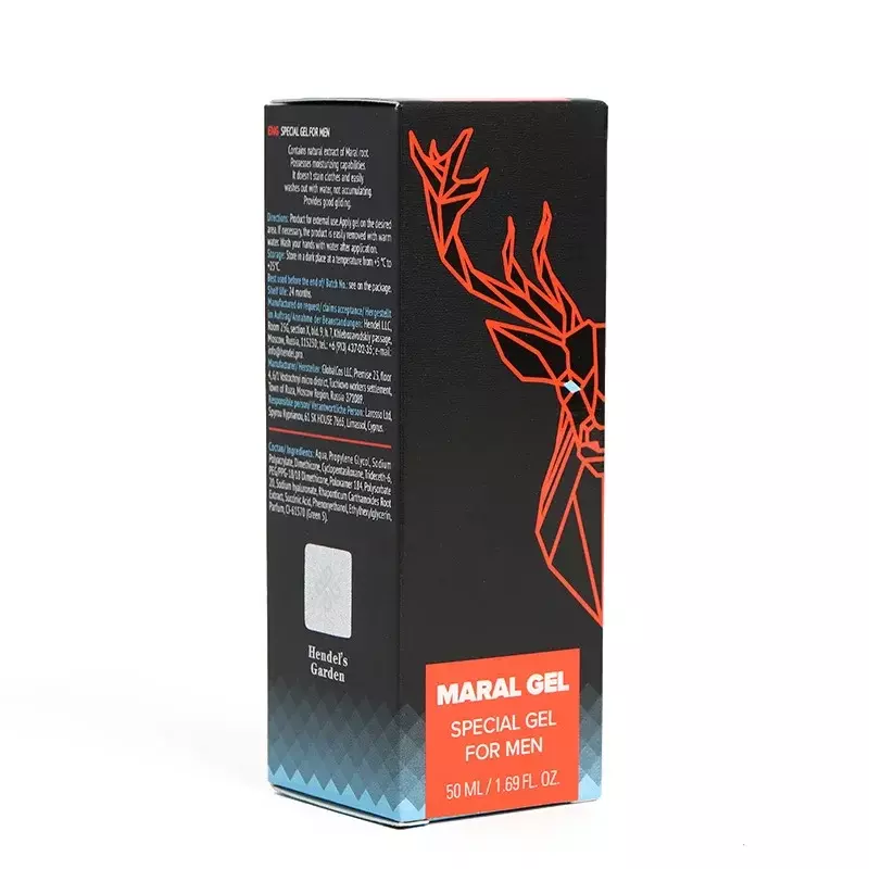 Maral Gel Russia crema per l'ingrandimento originale Grow Men aumenta la crescita crema emulsione ritardante di crescita