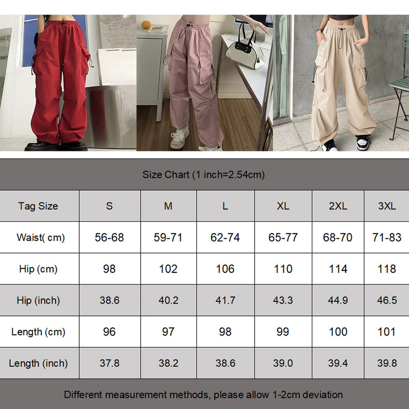 Pantalones de chándal Vintage de pierna ancha para mujer, ropa de calle para salir, Harajuku, Hip Hop, Joggers, moda cómoda