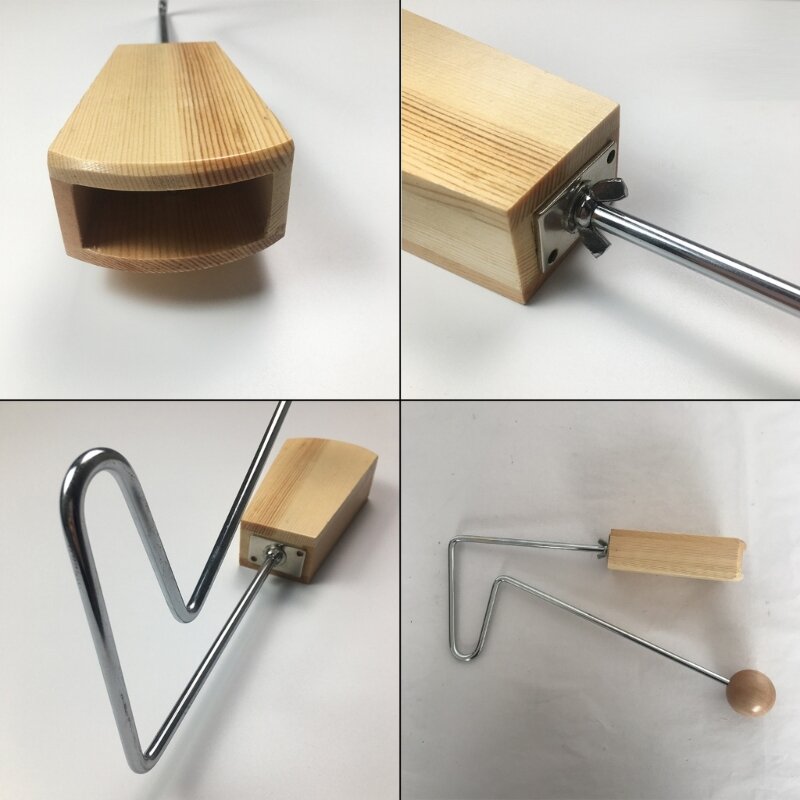 Experience The Joy Of Music With Wooden Vibrator Vibraslap Musical Instrument Toy For Sports Enthusiasts & Desk Workers