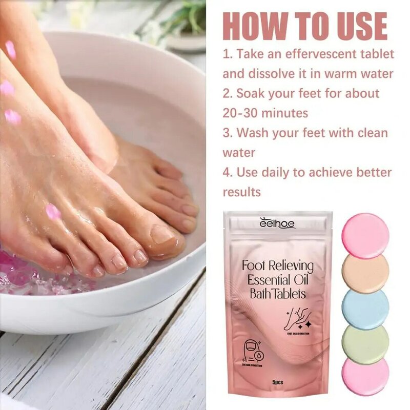 Tabletki kąpiel stóp leczące stopy materiały do pielęgnacji zrogowaciały tabletki do kąpieli łagodzące ból dla mężczyzn kobiet kojące stopy do stóp