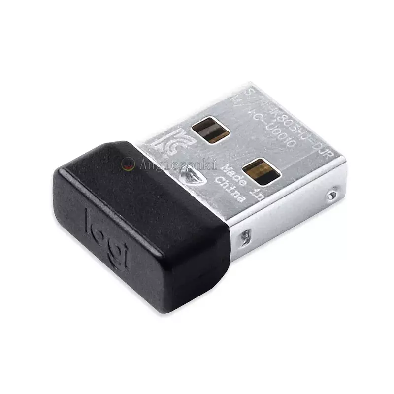 ตัวรับสัญญาณ USB แบบสองช่องสำหรับ Logitech MK220 MK235 MK245 MK260 MK270 MK275คีย์บอร์ด MK345 MK315
