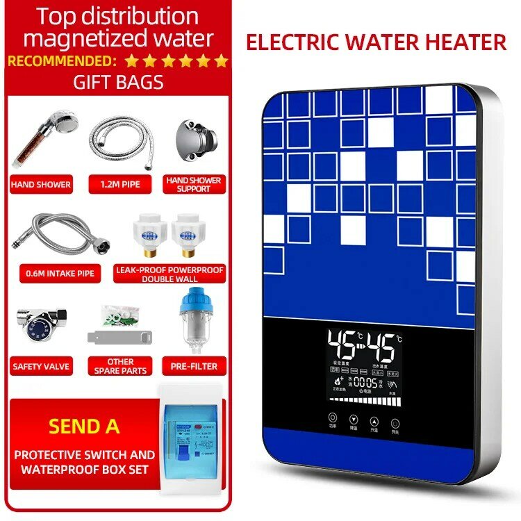 2021 New Style Professional Bathroom Instant Electric Heating Water Boiler Shower Water Heater