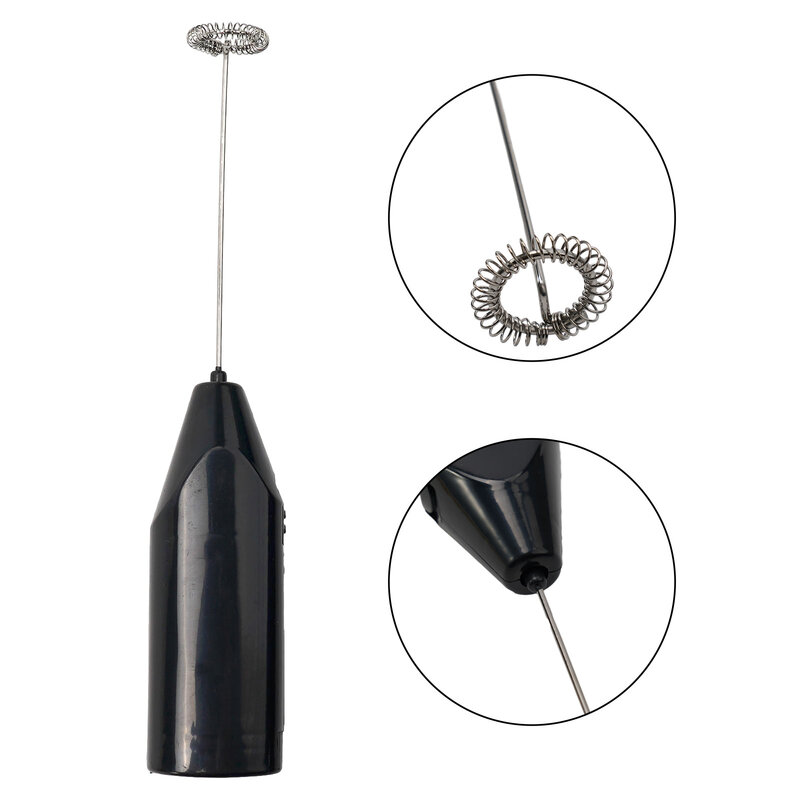 Durable Stainless Steel Electric Whisk for Coffee, Easy Mixing of Egg Liquid, Suitable for Home and Commercial Kitchen