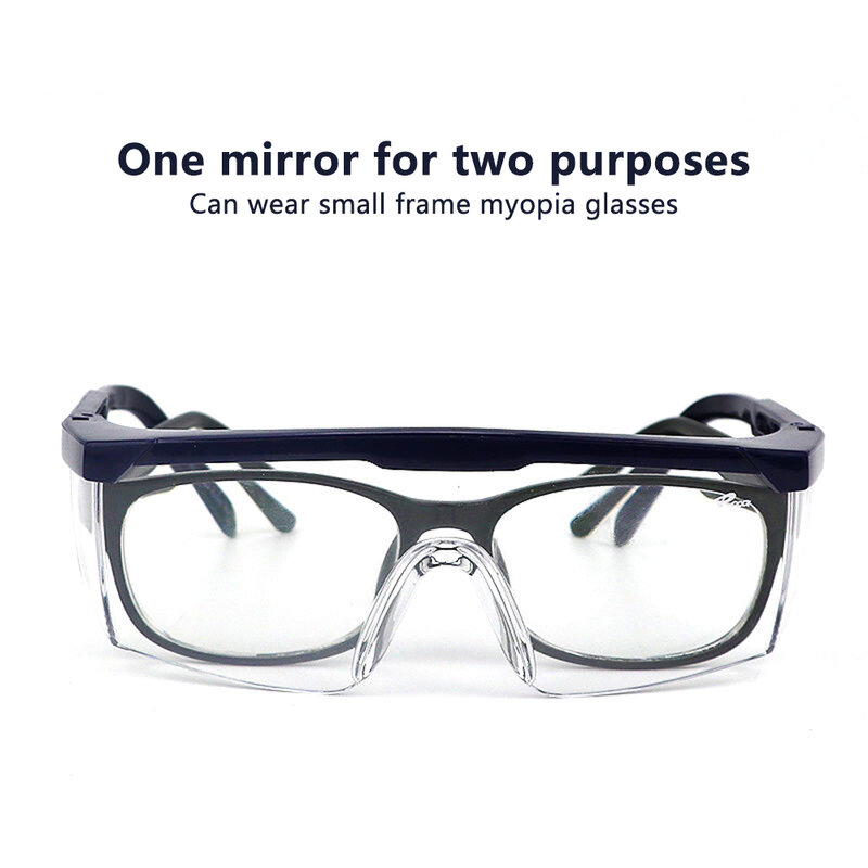 نظارات واقية من الرياح للوقاية من رمال العين الشفافة نظارات تهوية آمنة للركوب تعمل بالمختبرات نظارات واقية للحام نظارات