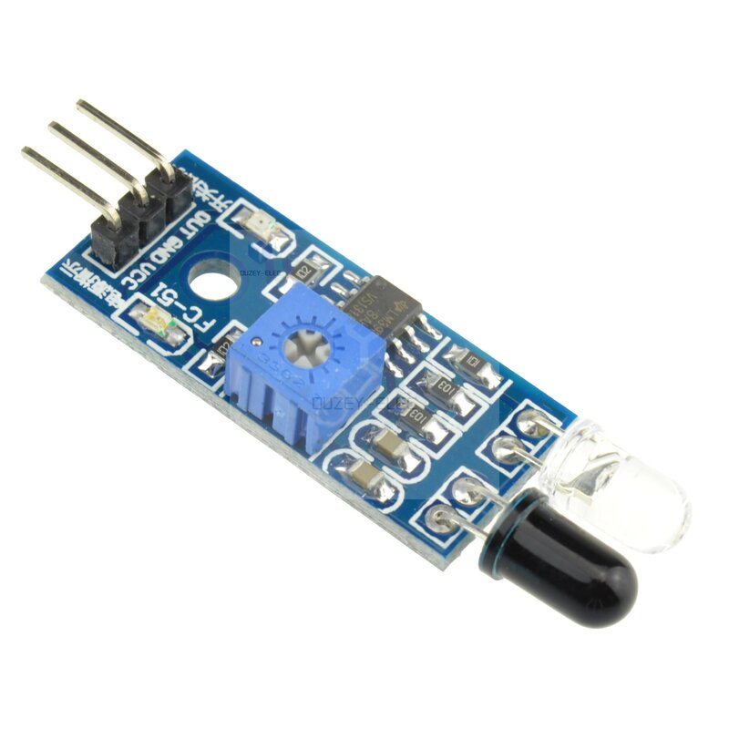 DC 3.3V-5V IR Infrared Obstacle Avoidance Sensor Module for Arduino Smart Car Robot 3-wire Reflective Photoelectric Switch