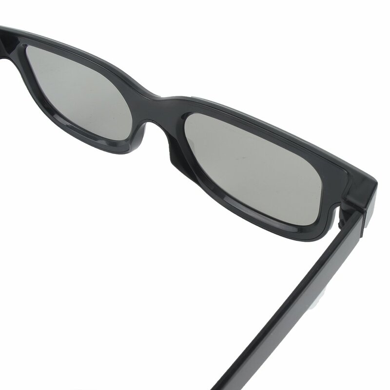 Circular polarização passiva para homens e mulheres, óculos de filme 3D para cinemas de TV 3D, lente de alta qualidade