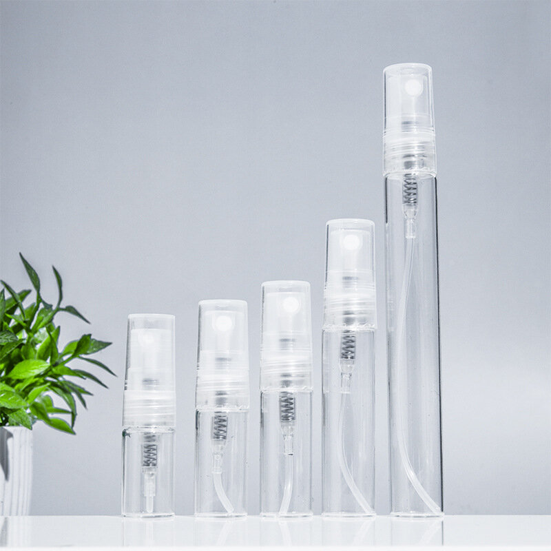 5/10Pcs 2ml 3ml 5ml 10ml Mini Tragbare Parfüm Flasche Spray Nachfüllbar Kosmetische Probe glas Abfüllung Leere Container