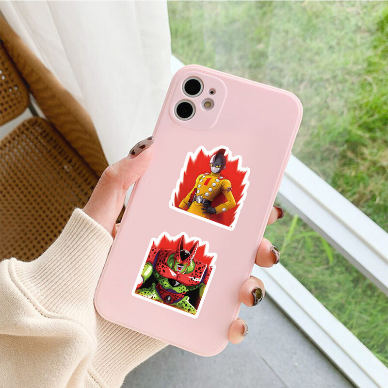 10/30/60pcs Cool Anime Dragon Ball Waterproof Stickers Decals Kids Toy Skateboard Motorcycle Laptop Phone Car Decoration Sticker