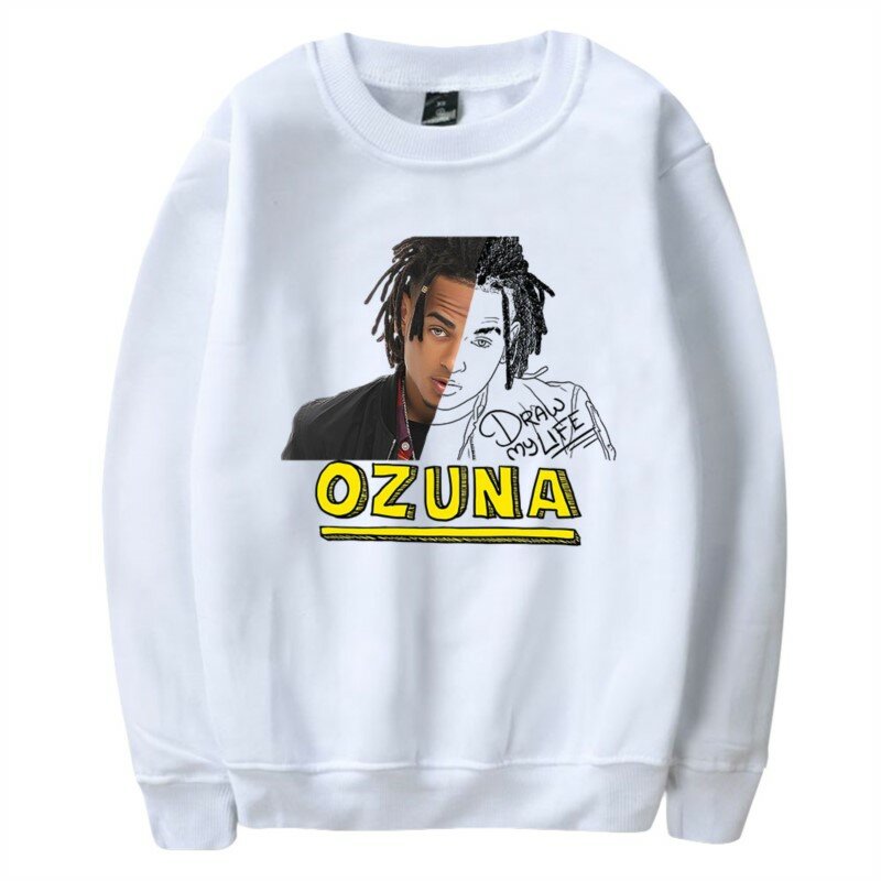 Ozuna Merch Lange Mouw Crewneck Sweatshirt Voor Mannen/Vrouwen Unisex Winter Capuchon Trend Cosplay Streetwear