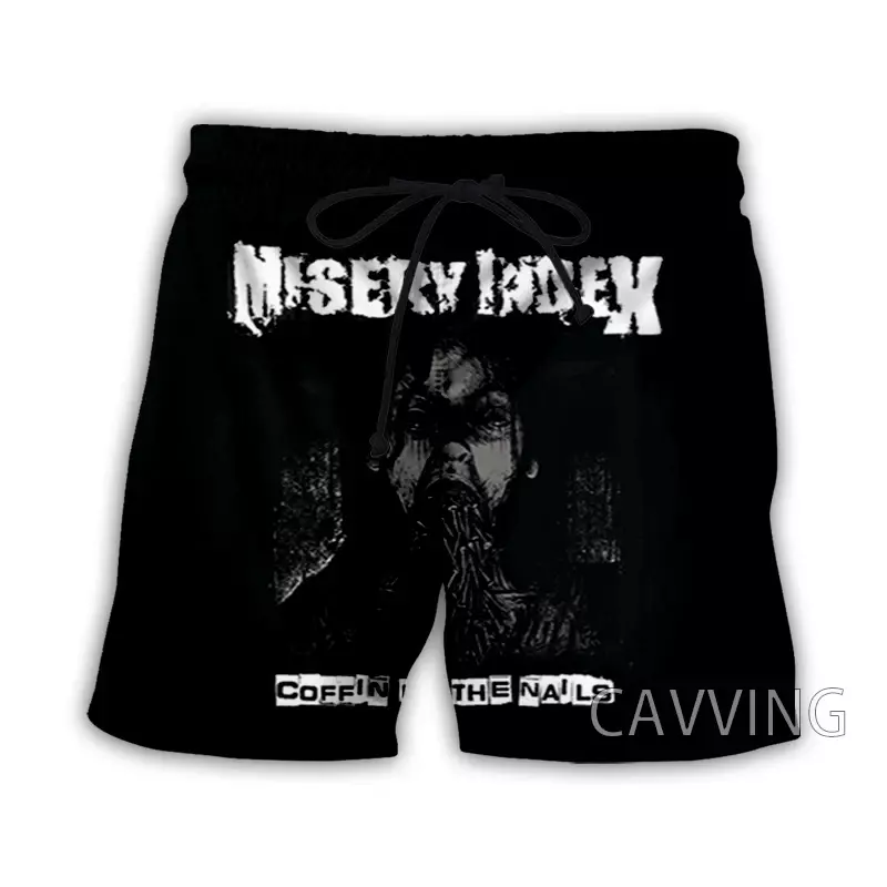 CAVVING 3D Printed Misery Index  Summer Beach Shorts Streetwear Quick Dry Casual Shorts Sweat Shorts for Women/men