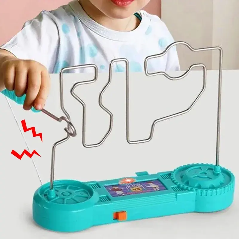 Spaß Kinder Konzentration strain ing elektrische Kollision Labyrinth Spielzeug Wissenschaft Experiment Kinder frühe Bildung Puzzle Spielzeug lernen Requisiten