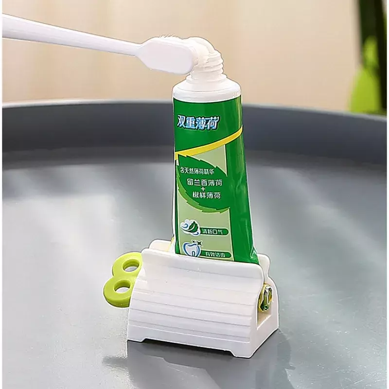 Mini Rolling Tube Toothpaste Squeezer Dispenser Seat Holder Stand Easy Cleaning Bathroom Products Household Cosmetics Squeezer