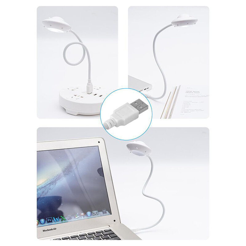 Luz Nocturna USB para escritorio, lámpara LED de mesa de lectura, decoración creativa, regalo