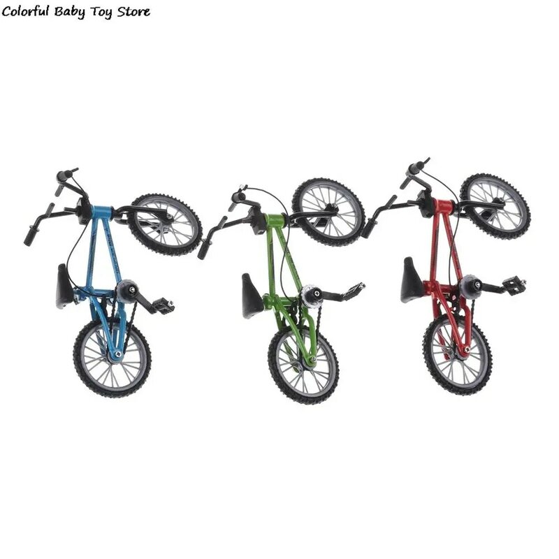 Cute Mini Finger Bmx Toys Mountain Bike Creative Toy Suit Children Grownup BMX Fixie Bicycle Finger Scooter Toy Party Kids Gifts