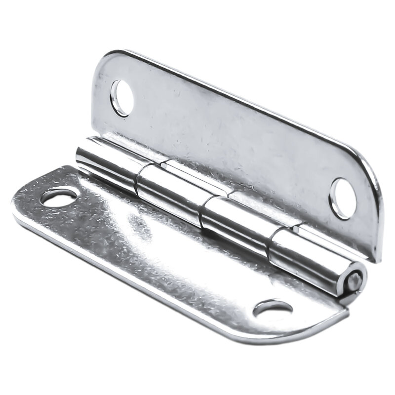 High Quality Practical Cooler Hinges Screws No Rusting Rectangular 304 Coolers Hinges Kit Replacement 2.4x1.3inch