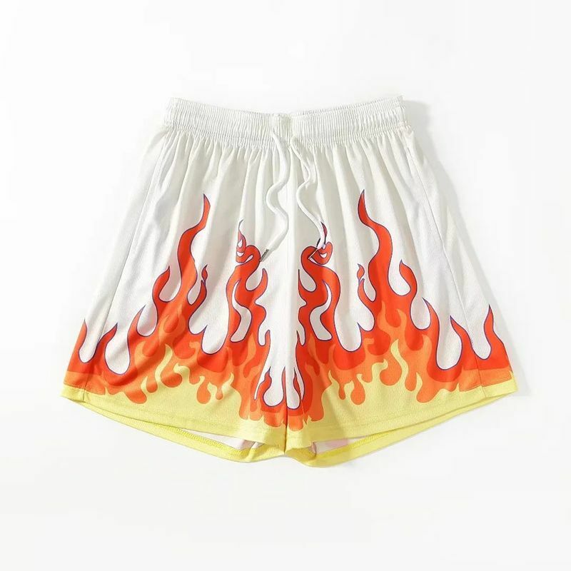 Pantalones cortos de llama para hombre y mujer, ropa de baloncesto americana, retro, secado rápido, transpirable, entrenamiento, fitness