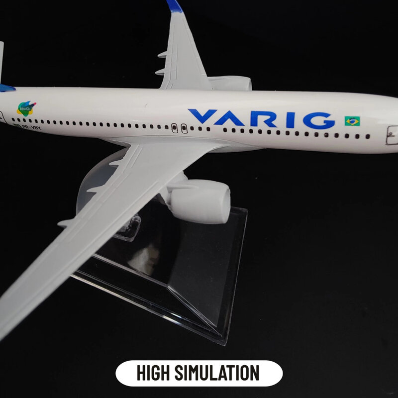 ขนาด1:400บราซิล Varig สายการบินโบอิ้ง737เครื่องบินโลหะผสมการบินสะสม Diecast Miniature เครื่องประดับของที่ระลึกของเล่น
