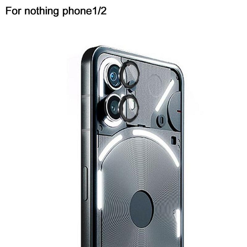 휴대폰 카메라 렌즈 금속 보호대 필름, Nothing Phone 2 1 카메라 렌즈 보호 커버, 방수 스크래치 방지 Y2F2
