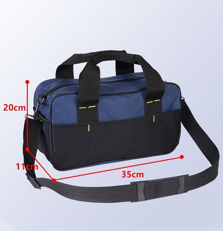 Kit Hardware borsa a tracolla singola borsa a tracolla di tipo portatile addensare pacchetto di strumenti per elettricisti di trasporto in tessuto Oxford