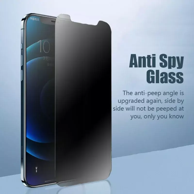 5 Stück Anti-Spion-Displays chutz folie für iPhone 15 14 13 12 11 Pro Max Mini 7 8 6 plus x xs xr Sichtschutz glas für iPhone Se 2020 2022