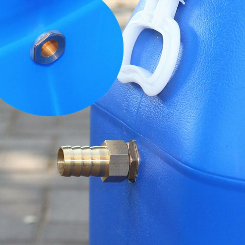 Conector de tanque de agua de cobre de 1 piezas, tubería de latón macho BSP de 1/2 "3/4" 1 ", llave única suelta, accesorios giratorios, tuerca Jointer